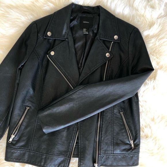 Bridal Wedding Bespoke Custom Painted Faux Leather Jacket || SZ S - Picture 4 of 13